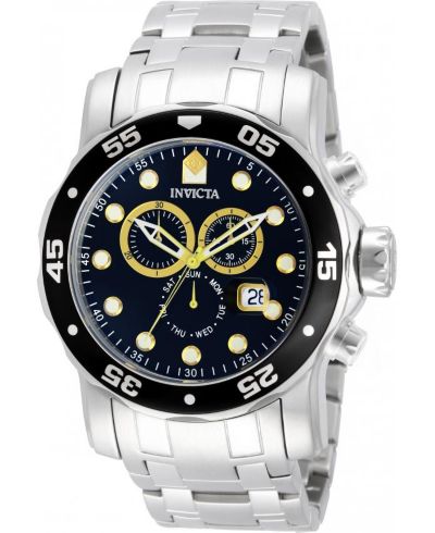 Invicta Men's 10372 Pro Diver Quartz Chronograph Dial Watch
