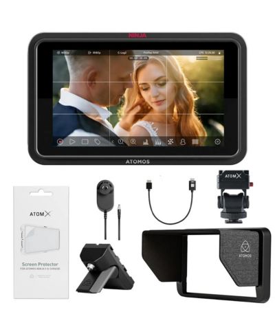 Atomos Ninja TX GO 5.2" FHD On-Camera Monitor/Recorder, w/5.2" Creator Kit