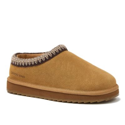 Lands' End Kids Suede Hearth Slippers