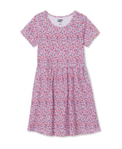 Red white and blue floral
