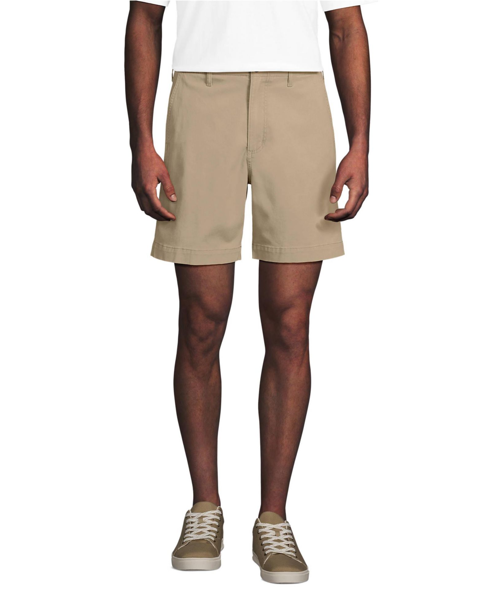 Lands' End Men's Knockabout 7" Classic Fit Chino Short