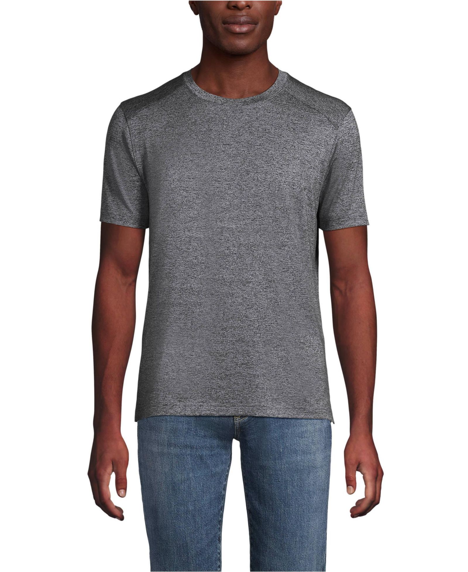 Футболка Lands' End Rapid Dry Short Sleeve Modern Fit — Мужская и Женская