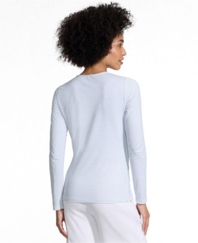 Soft cloud blue mini stripe