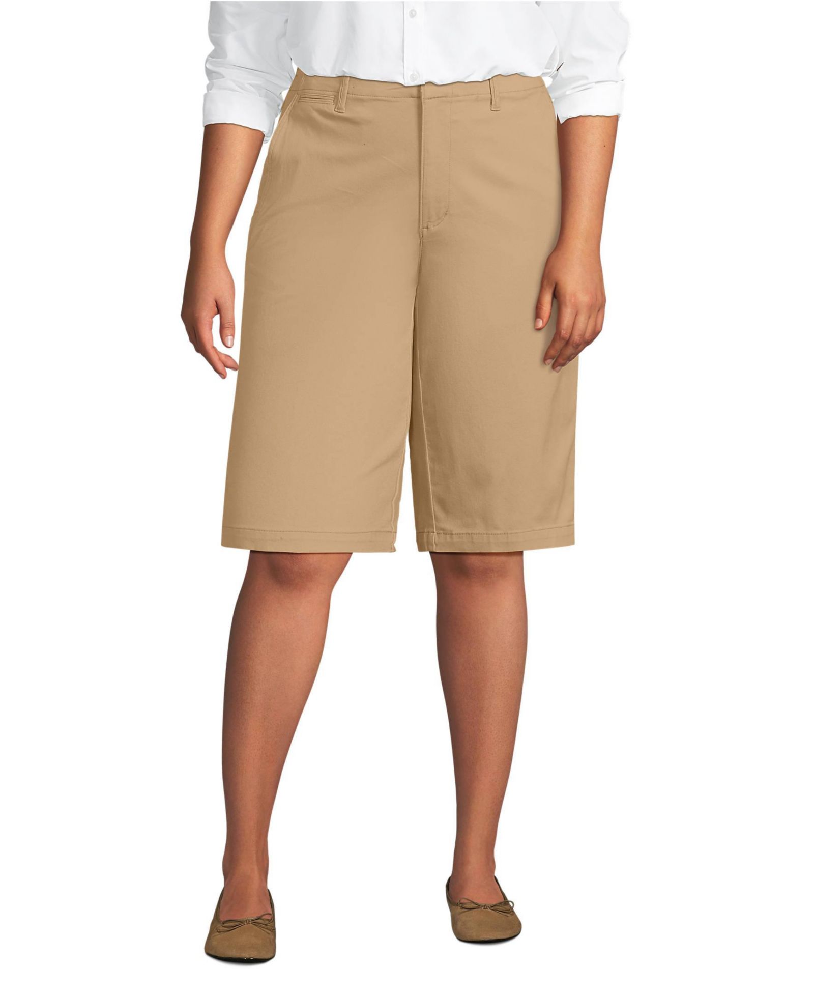 Lands' End Women's Classic 12" Chino Shorts