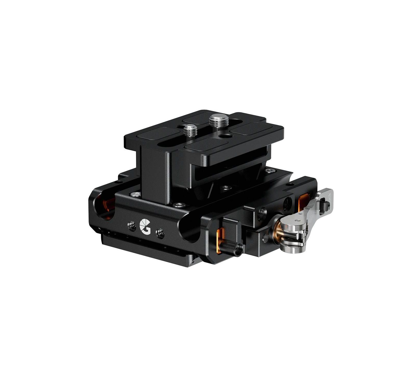 Bright Tangerine LeftField 3 QR Standard Baseplate w/Dovetail for KOMODO/X