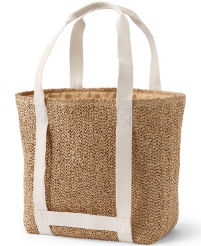 Соломенная сумка Lands' End Tote Bag