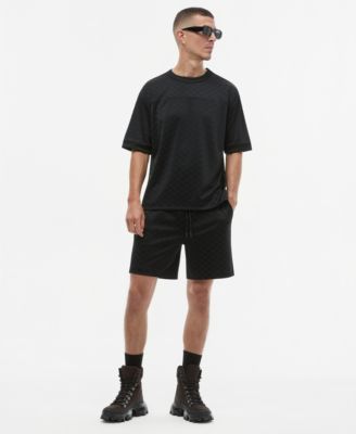 Mode of One мужские шорты из трикотажа в клетку, однотонные, 7 дюймов, эксклюзив Macy's