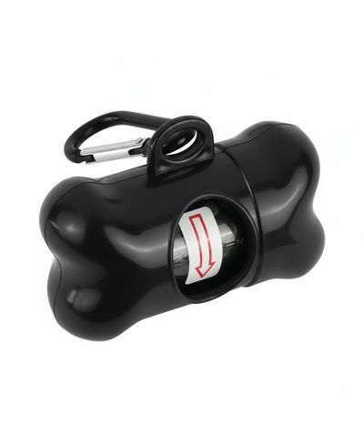 ARONKL Dog Poop Bag Dispenser with Carabiner Lavender Scented Leak-Proof Bags
