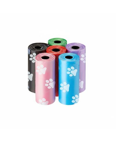 ARONKL 3000 Counts 200 Rolls Dog Poop Bags Plastic Waste Bags Disposable Paw Print