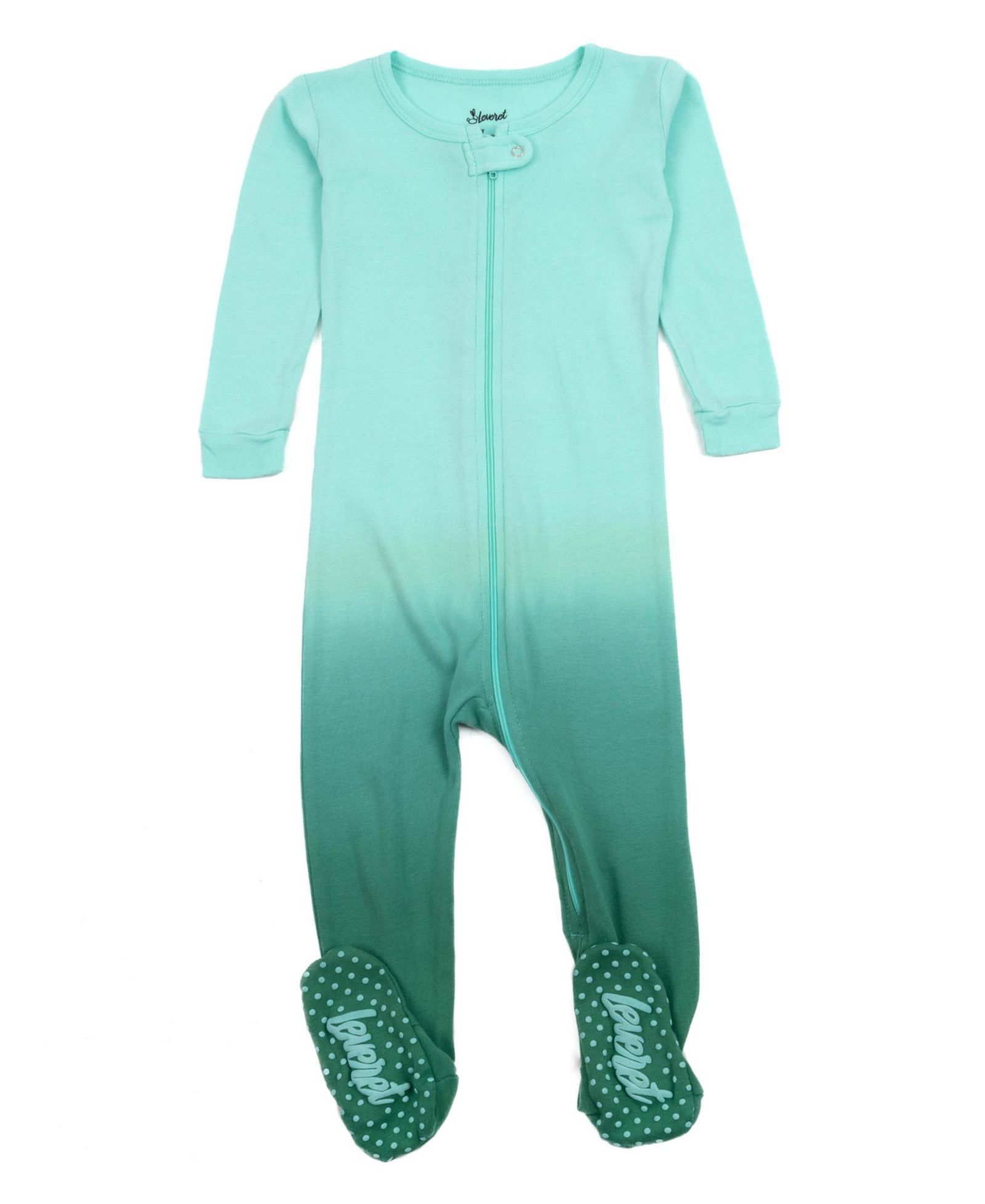 Детский комбинезон Leveret Matching Family One Piece Footed Cotton Tie Dye Pajamas