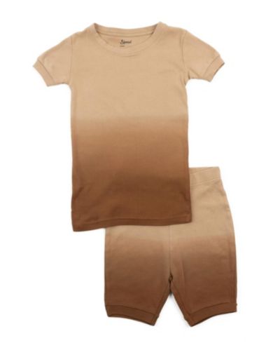 Leveret Toddler Matching Family Two Piece Cotton Short Sleeve Shirt and Shorts Tie Dye Pajamas.