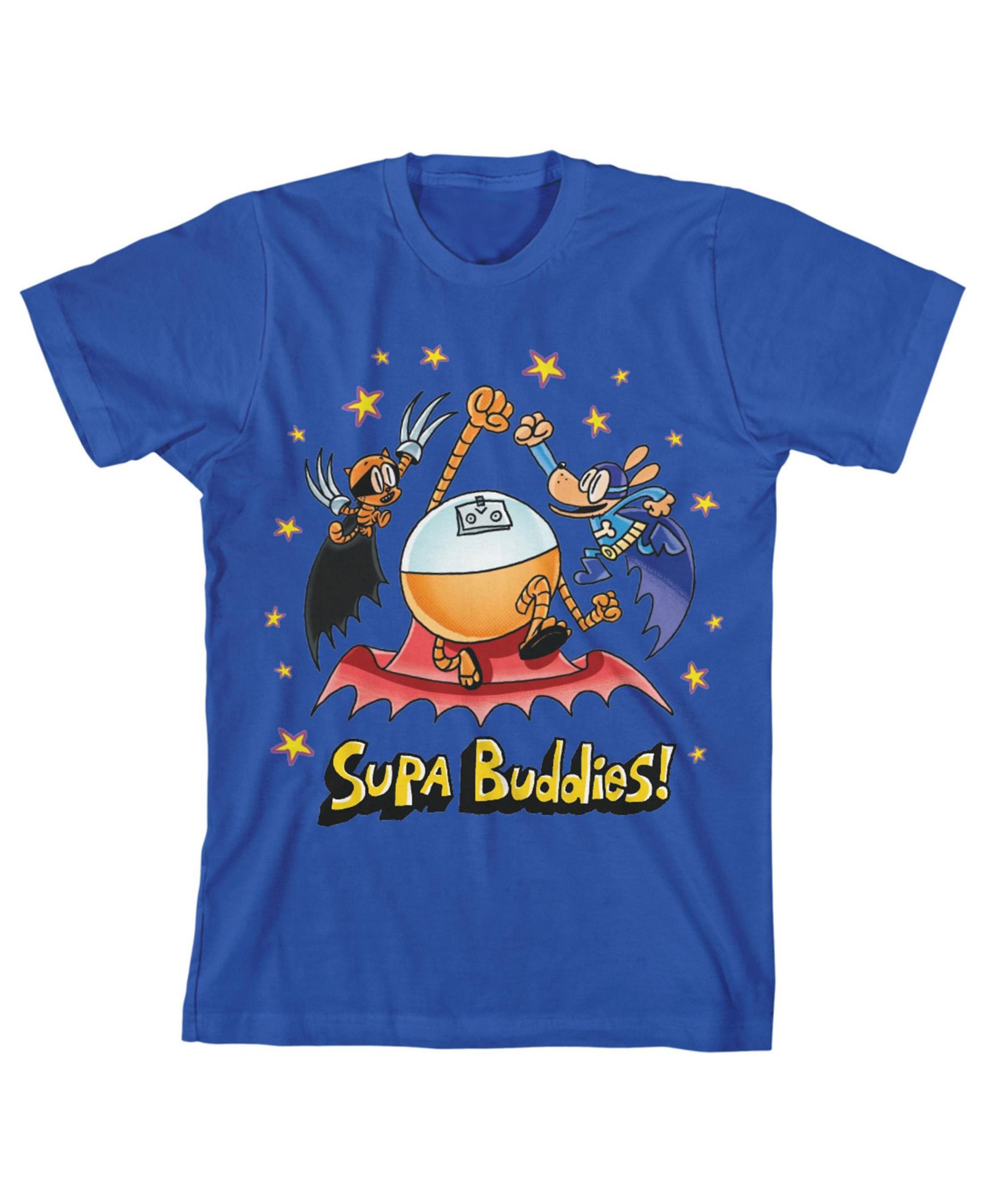 Dog Man Футболка для детей Royal Blue, короткий рукав, XL