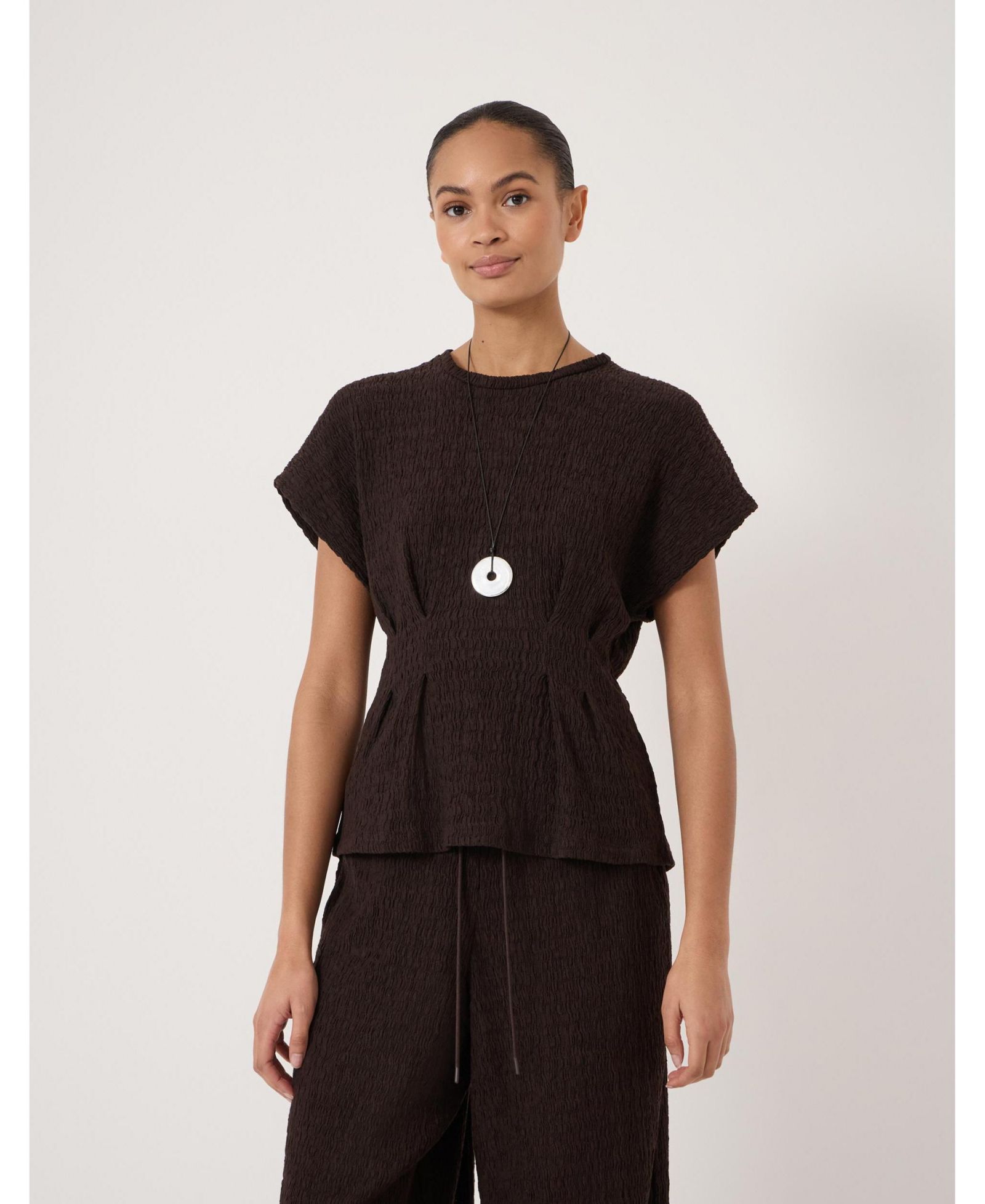 Женский топ Hush Keira Textured Pleat Release Jersey