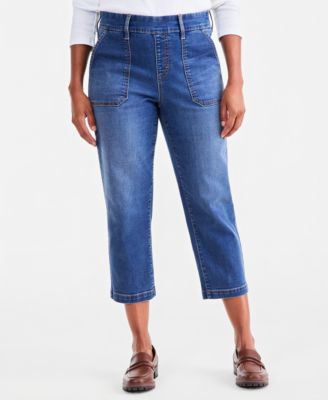 Style & Co женские джинсы прямого кроя с высокой посадкой, модель для Macy's