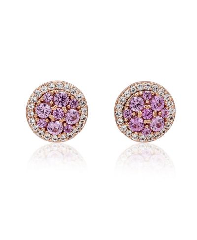SUZY LEVIAN NEW YORK серьги-гвоздики с кубическим цирконием