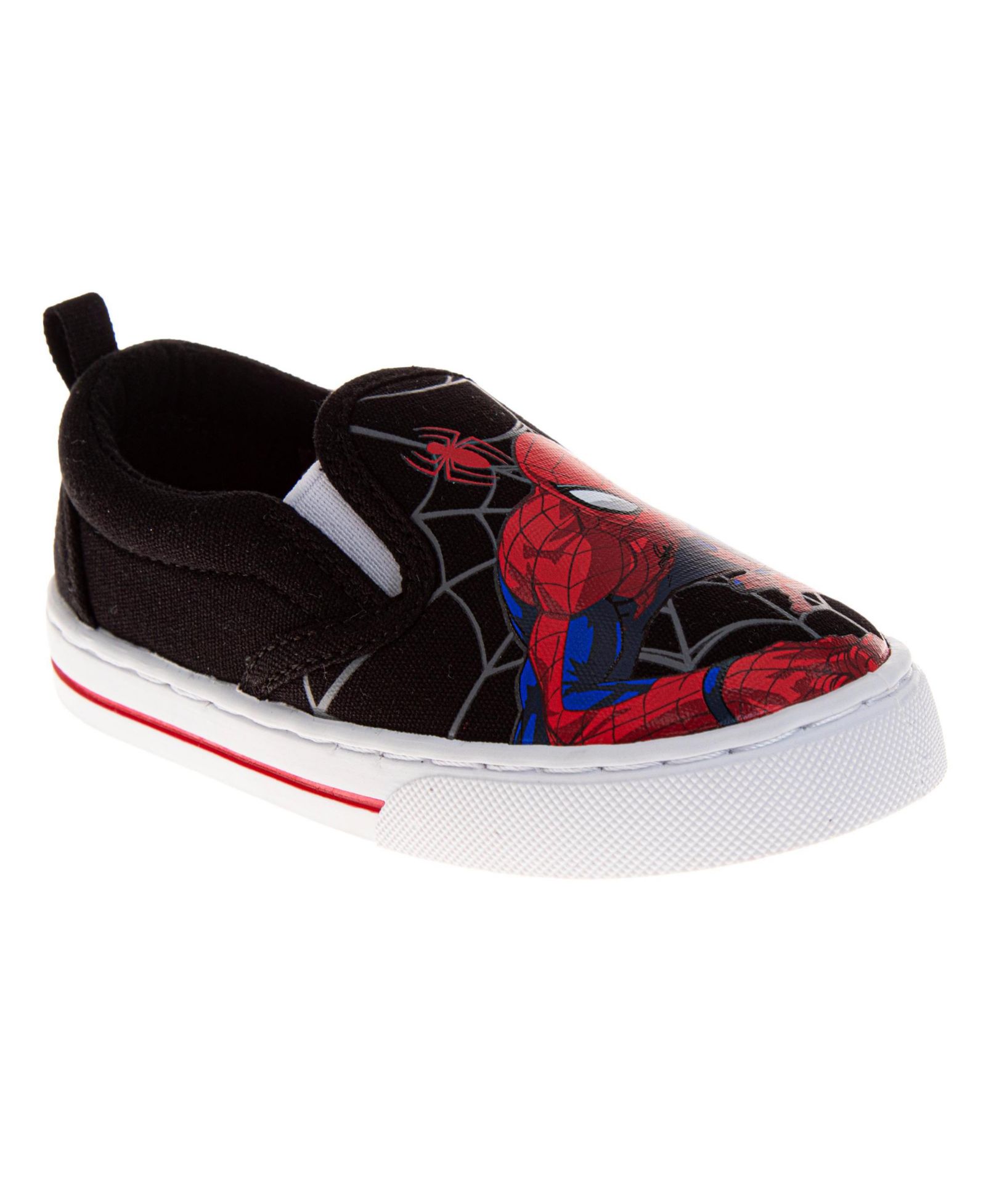Spider-Man Spider Man Toddler Marvel Webbed Wonder Boys Slip On Canvas Shoes (Toddlers/Little Kids)