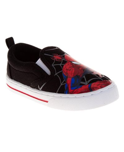 Spider-Man Spider Man Toddler Marvel Webbed Wonder Boys Slip On Canvas Shoes (Toddlers/Little Kids)