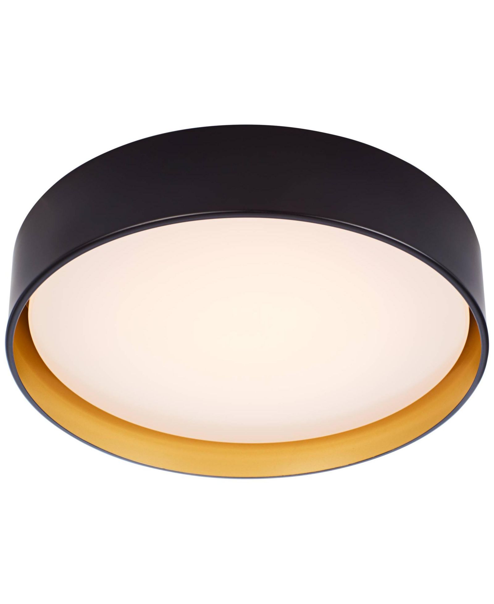 Possini Euro Design Russo 14" Wide Brass LED Ceiling Light