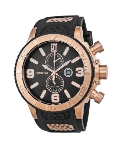 Invicta Men's 13689 JT Quartz Chronograph Mother of Pearl Dial Watch