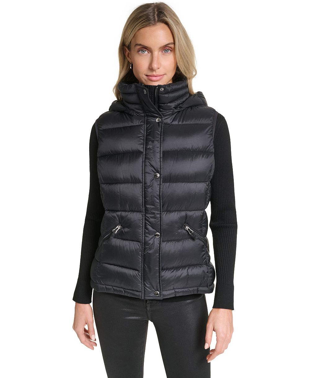 Жилет Charter Club Women's Hooded Zip-Front