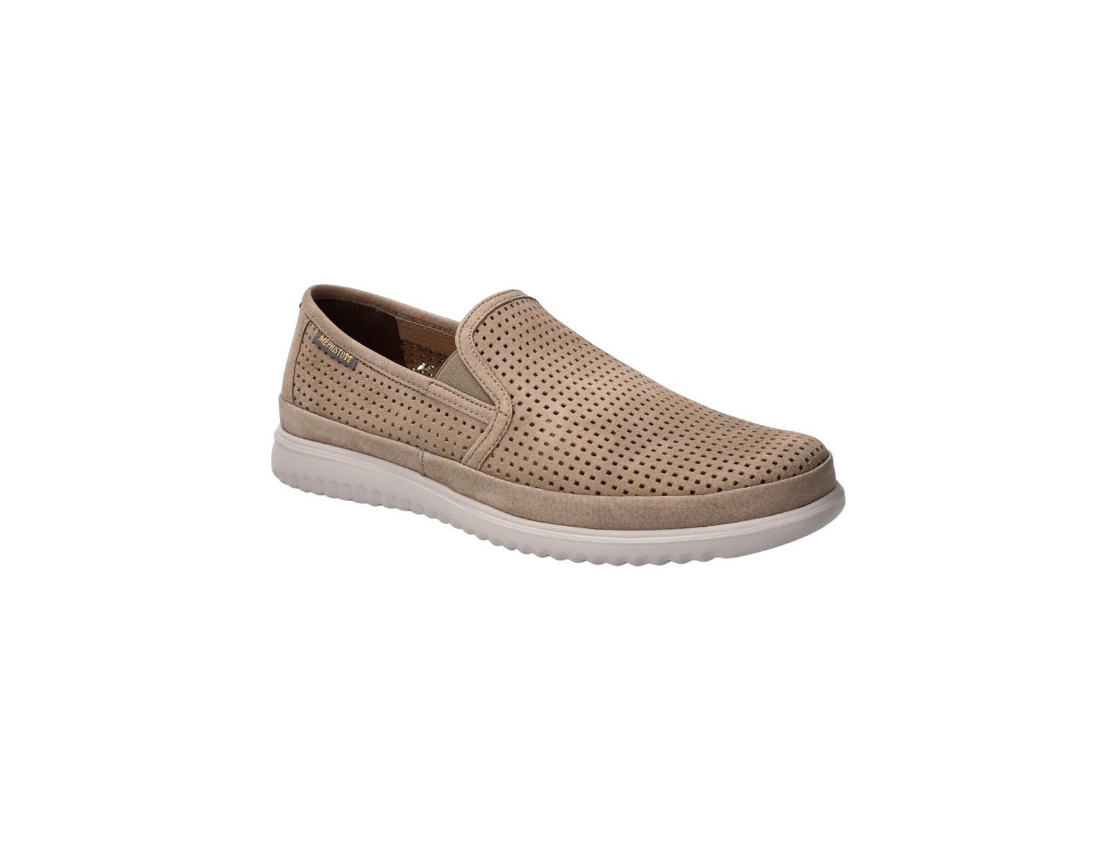 MEPHISTO Men's Tiago Nubuck Loafer - Sand