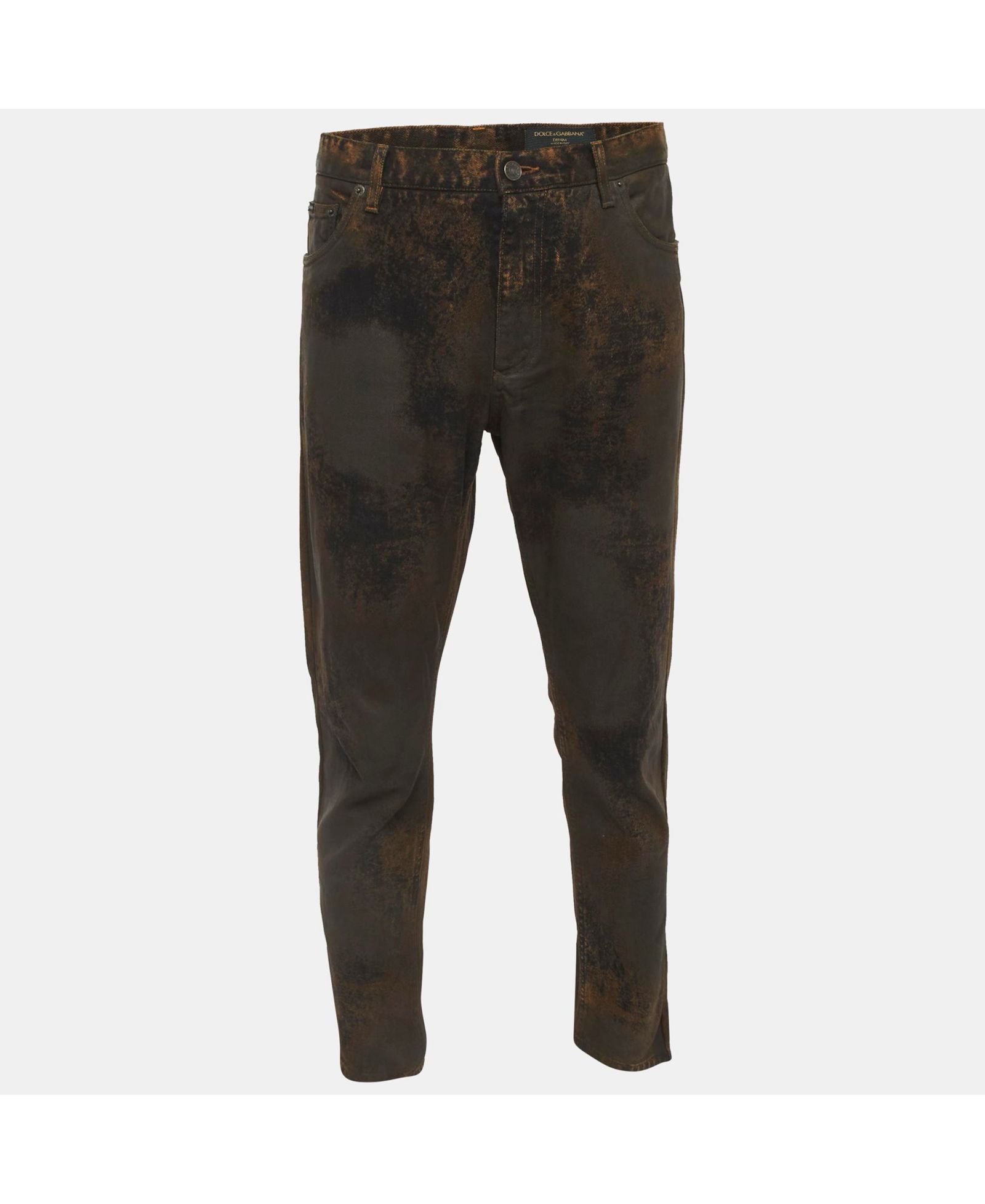 Мужские джинсы Dolce & Gabbana Denim Distressed Pre-Owned