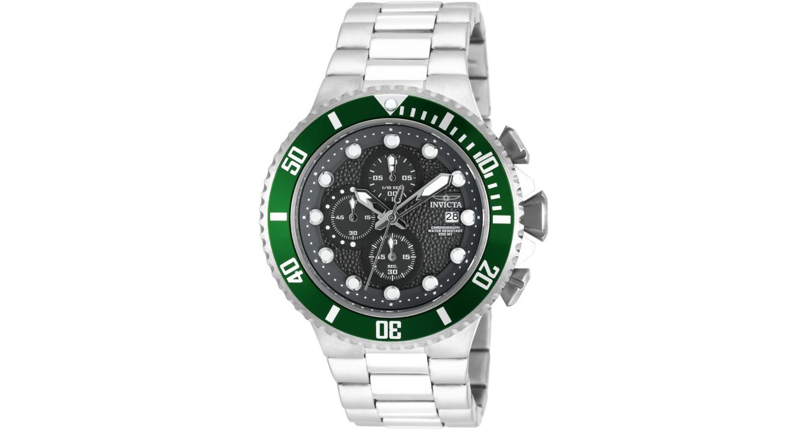 Invicta Мужские часы 18908 Pro Diver Quartz Chronograph с черным циферблатом