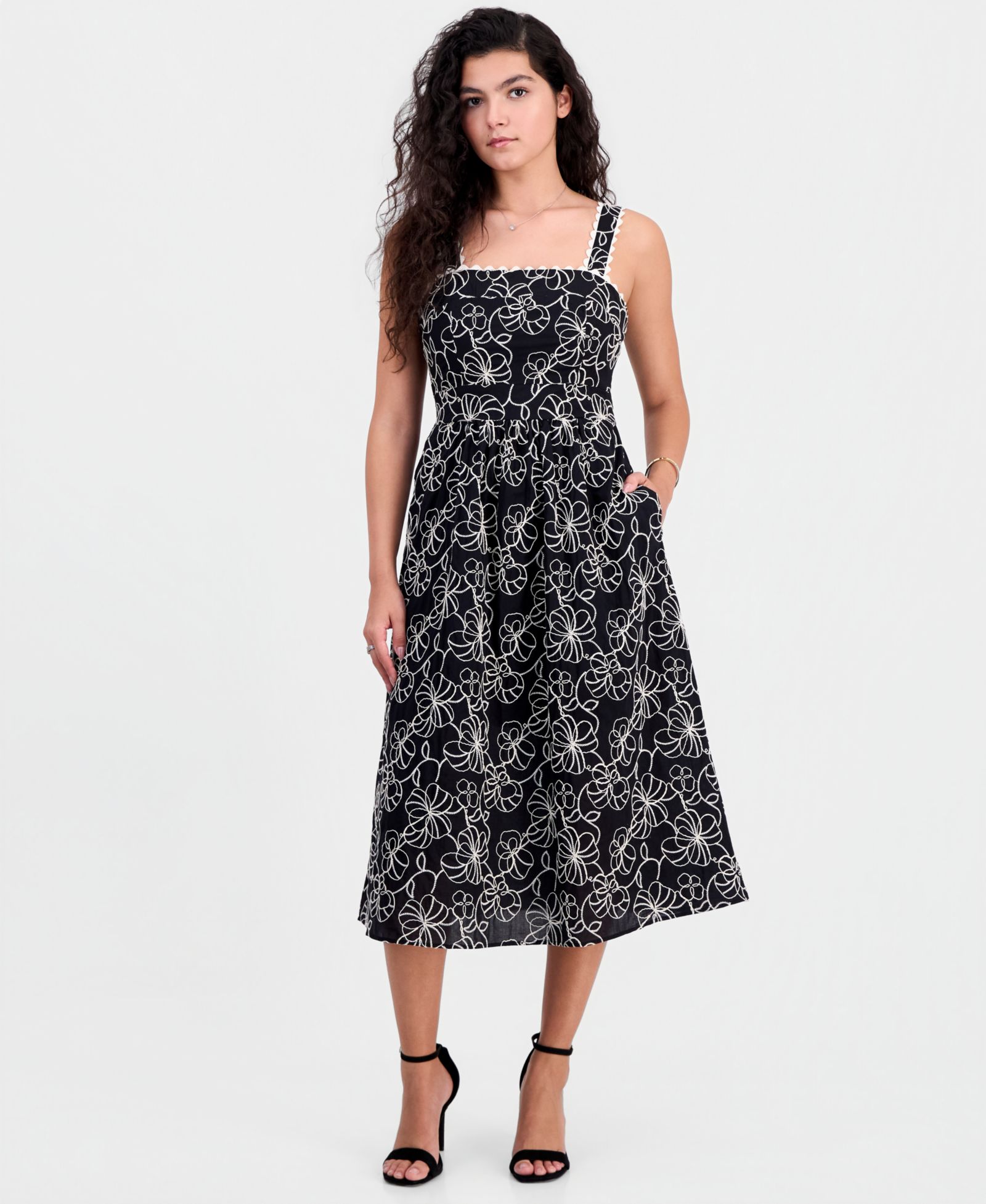 Sam Edelman Женское платье A-Line Floral Sleeveless