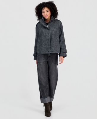 Charcoal Herringbone