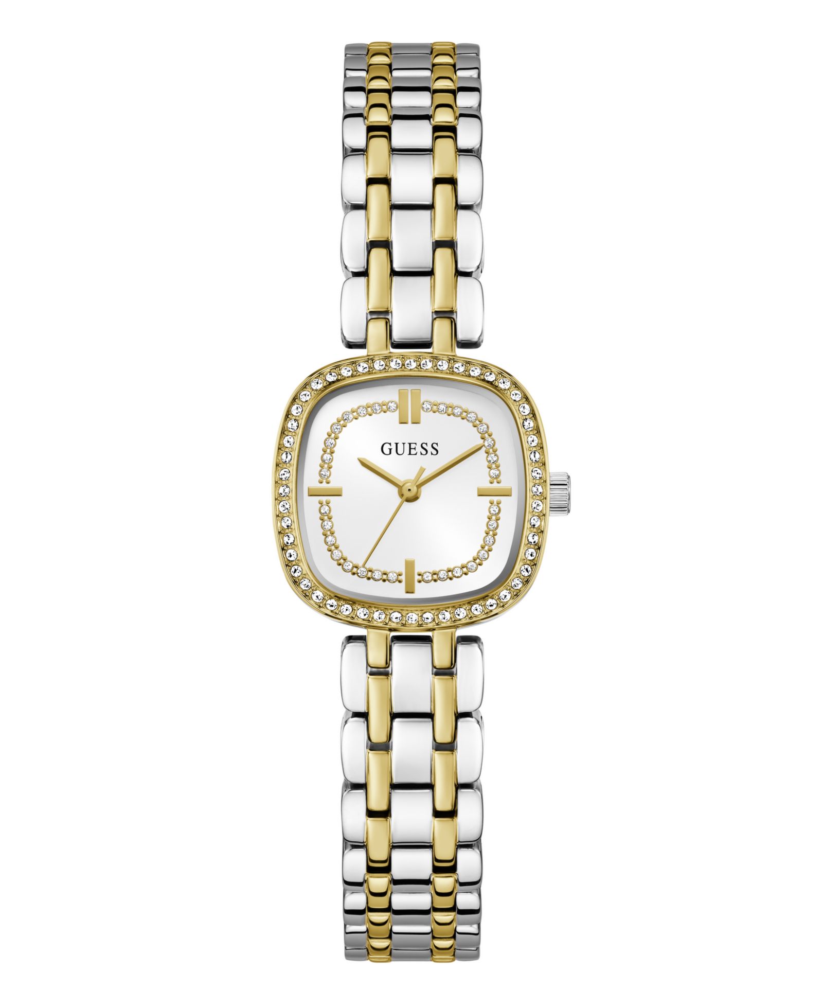 Женские аналоговые часы GUESS Two-Tone Stainless Steel, 25mm
