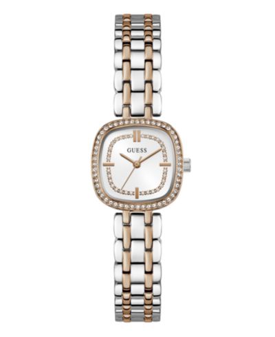 GUESS Women's Two-Tone Stainless Steel Analog Watch, 25mm