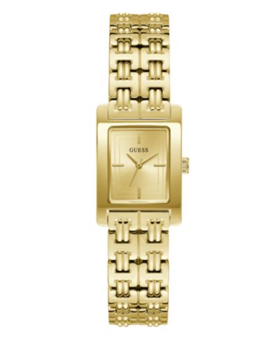 GUESS Women's Gold-Tone Stainless Steel Analog Watch, 23mm