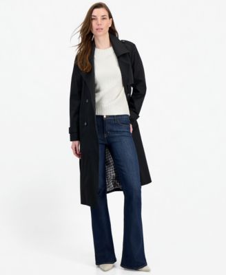 Jou Jou Women's Belted Trench Coat, Created for Macy's