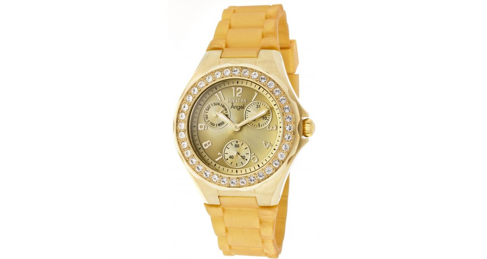 Женские часы Invicta 1650 Angel Quartz Chronograph Dial