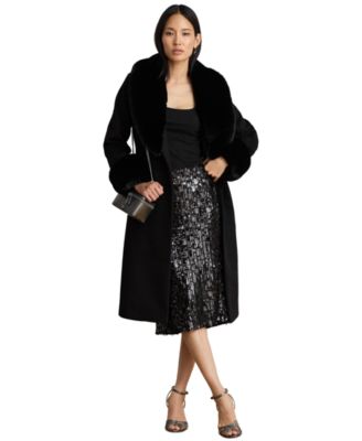 Женское шерстяное пальто Lauren Ralph Lauren Wrap Coat