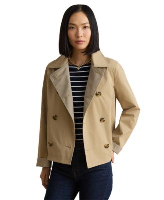 Женский короткий тренч Lauren Ralph Lauren Reversible