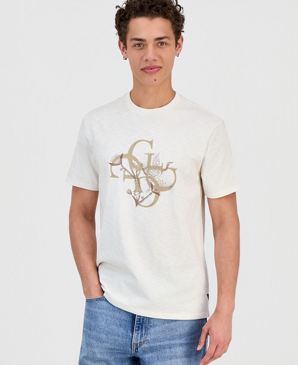 Футболка GUESS Men's Crafted Bird Graphic