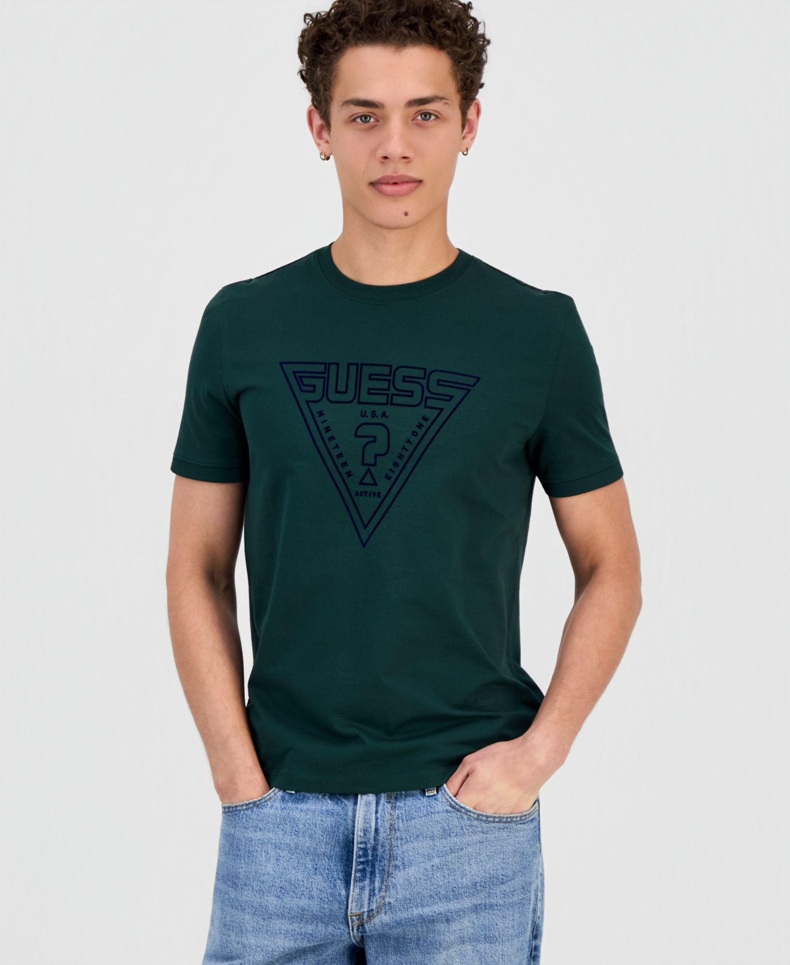 Мужская футболка GUESS Miken Logo