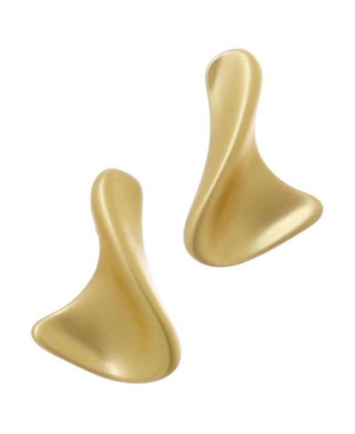 Серьги-гвоздики ADORNIA 14k Gold-Plated Twist Stud