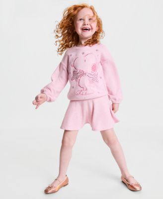 Peanuts Girls' 2T-6X Snoopy Top and Skort, 2-Piece Set
