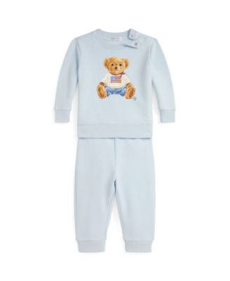 Комплект Polo Ralph Lauren Polo Bear Fleece Sweatshirt и брюки для малышей