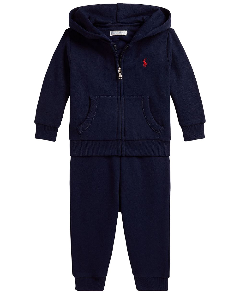 Детский комплект Polo Ralph Lauren Full-Zip Hoodie и брюки 2-Piece Set
