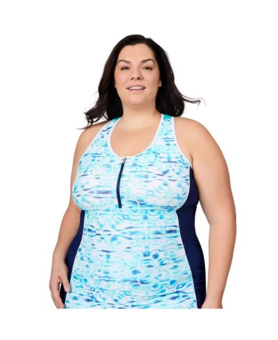 Женский танкини Free Country Plus Size Mesh Racerback