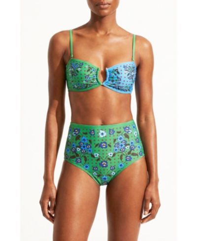 Jessie Zhao New York Women's Polka Bloom Reversible Bandeau Top
