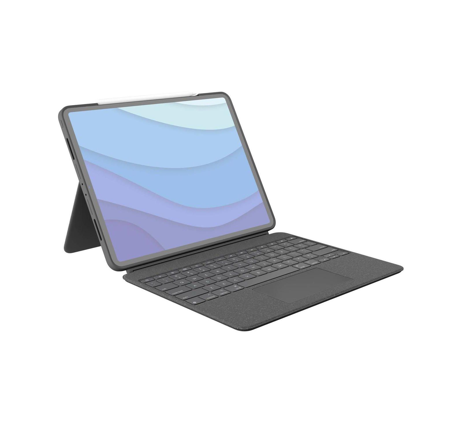 Logitech Combo Touch Backlit Keyboard with Trackpad Case for Apple 12.9" iPad Pro 5th and 6th Gen