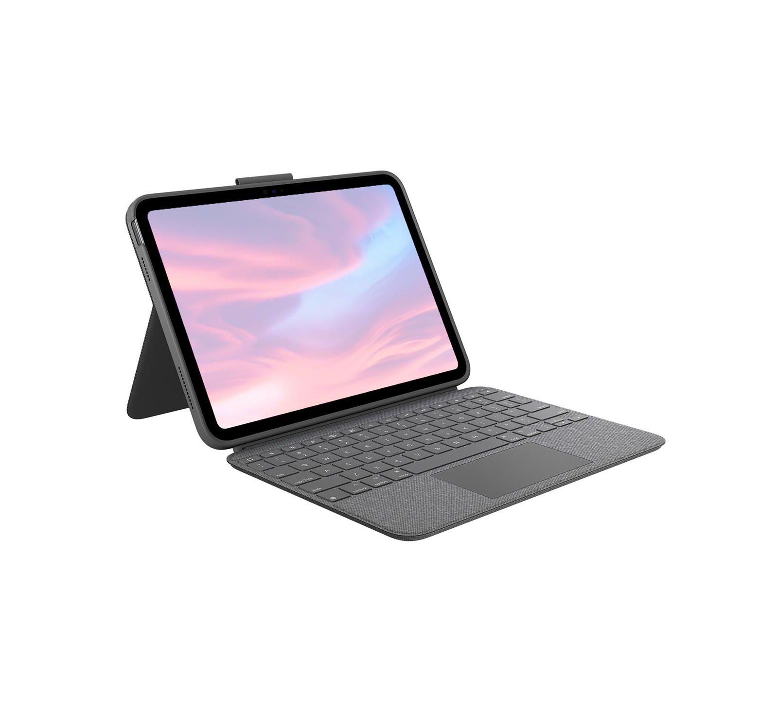 Logitech Combo Touch Backlit Keyboard Case for iPad 10.9" 10th Gen/A16,Gray