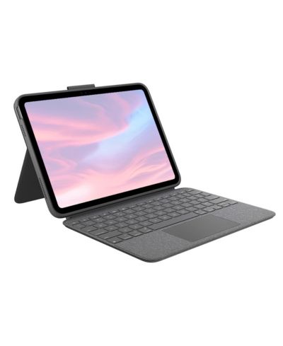 Клавиатура-чехол Logitech Combo Touch с трекпадом для Apple iPad 10.9" 10-го поколения и A16, Oxford Gray