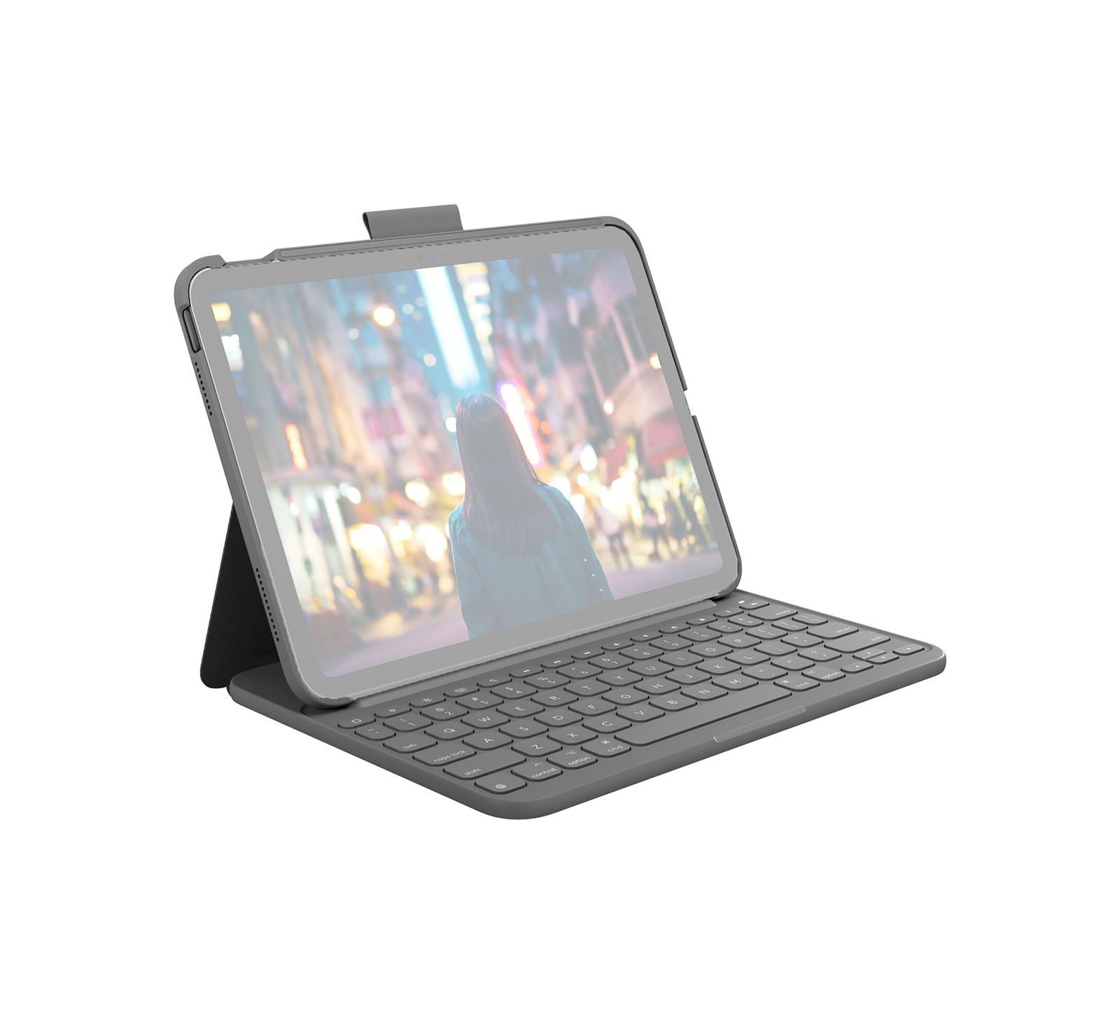 Logitech Slim Folio Protective Bluetooth Keyboard Case for Apple iPad 10.9" 10th Gen