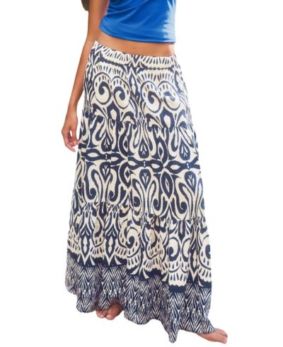 Cupshe Women's Heatwave Honey Ornate Maxi Skirt