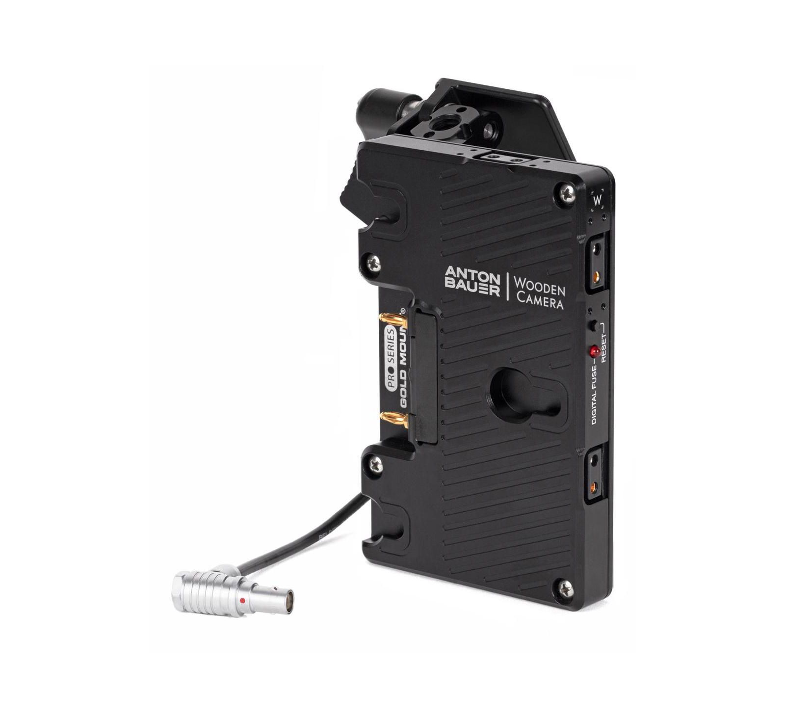 Wooden Camera Battery Slide Pro Gold Mount for RED KOMODO Camera